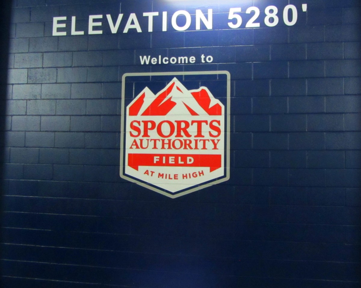 The bar on East Club Level / Sports Authority Field at Mile High (Trulife  Photography)