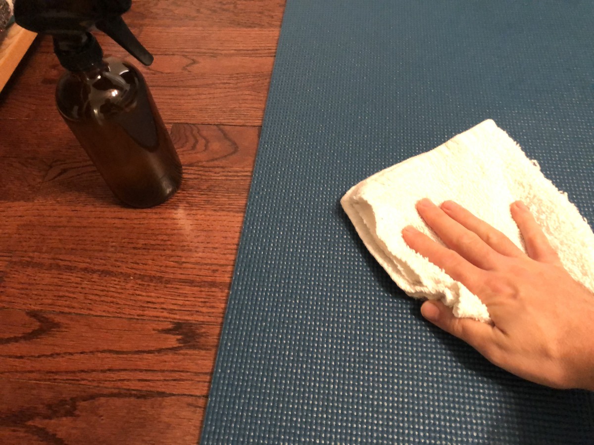 Cleaning My Yoga Mat