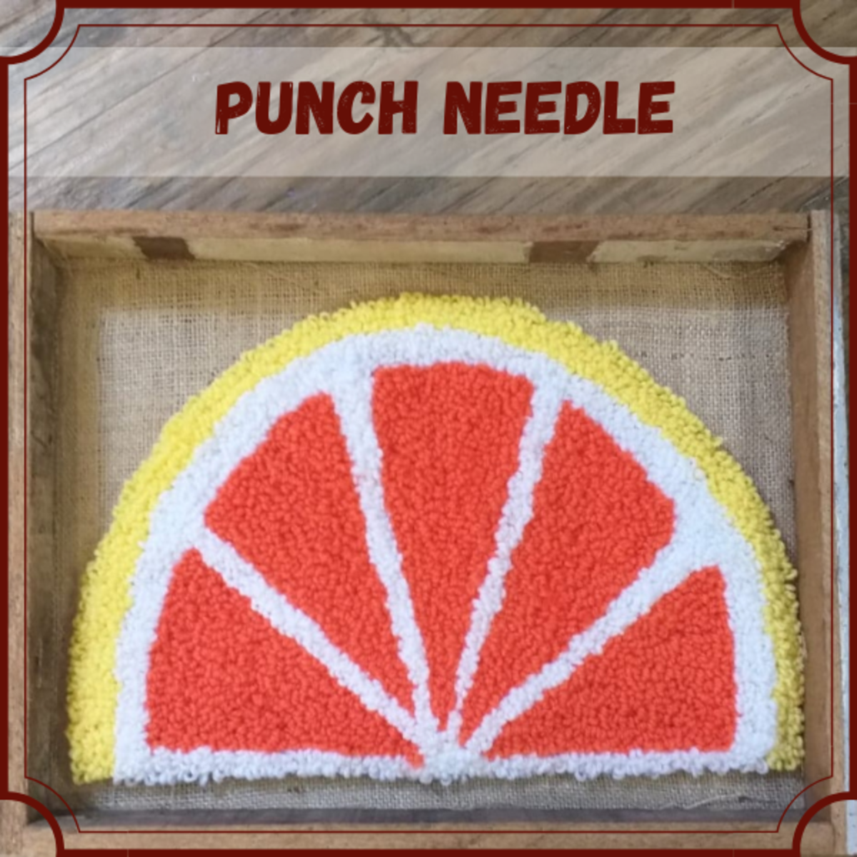 Follow this tutorial to start learning punch needlecraft!