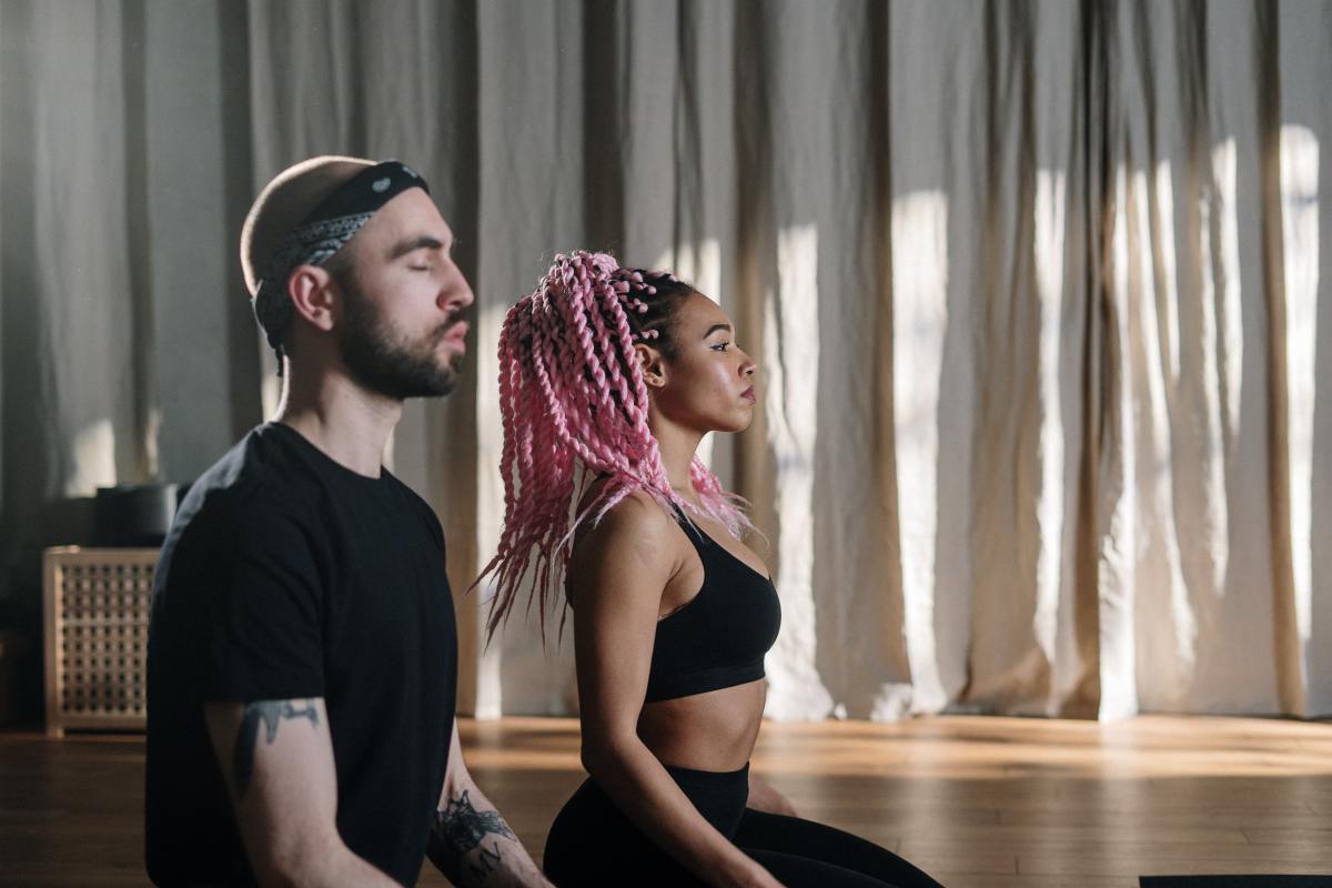 Yin yoga can help manage anxiety. 