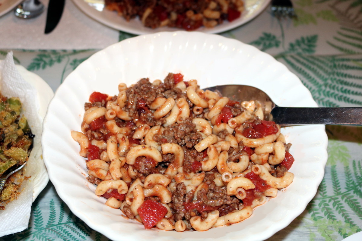 Delicious venison and stewed tomato skillet!