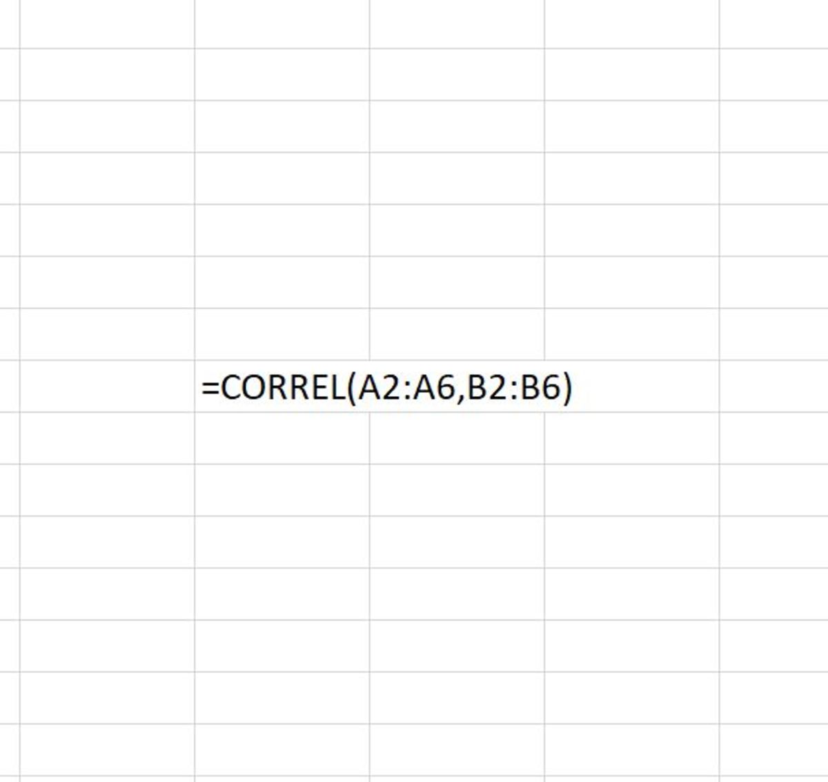 How to Use the CORREL Function in Excel - 1