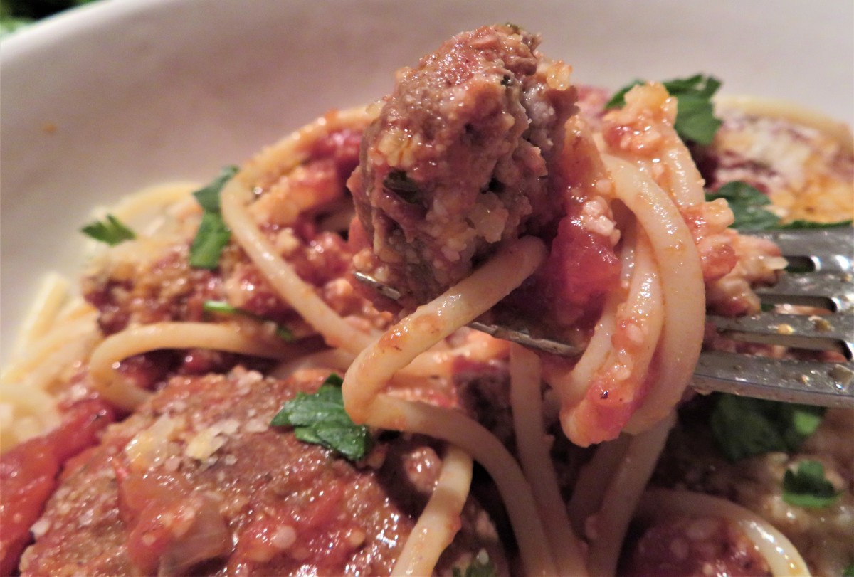 This homemade meatball and spaghetti sauce is sure to be a hit.