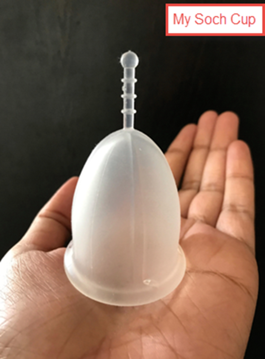 My sterilized menstrual cup - spotless and stain-free