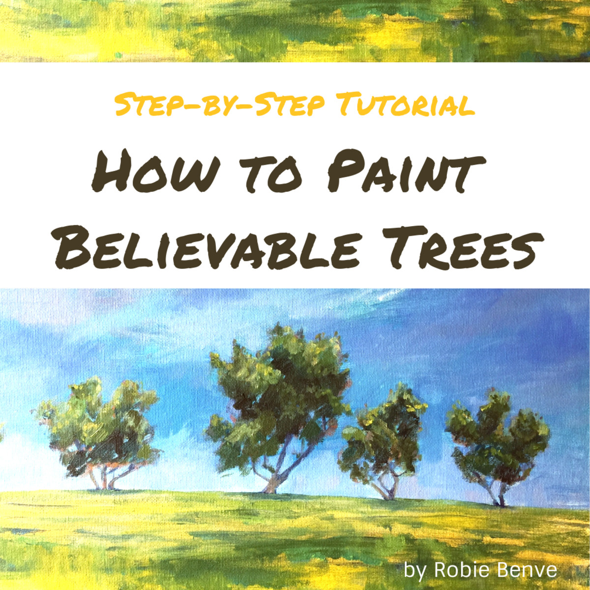 How To Paint Believable Trees Step By Step Feltmagnet