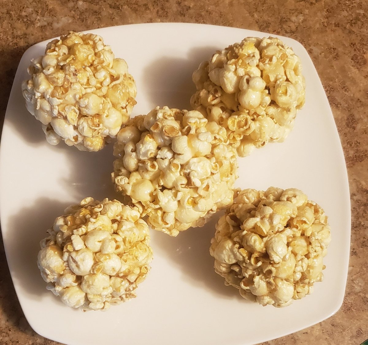 Homemade popcorn balls!