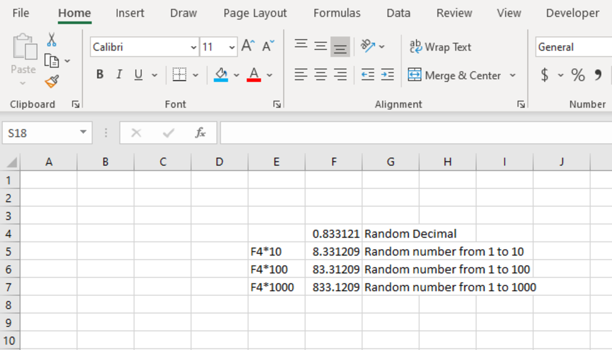 easy numbering xcel