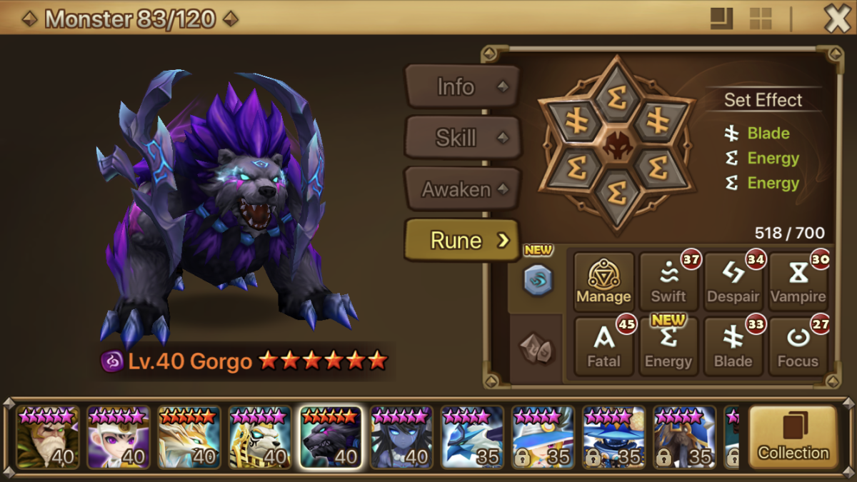 Gorgo-Dark Warbear: Gorgo is the best 2A Monster for ToA.