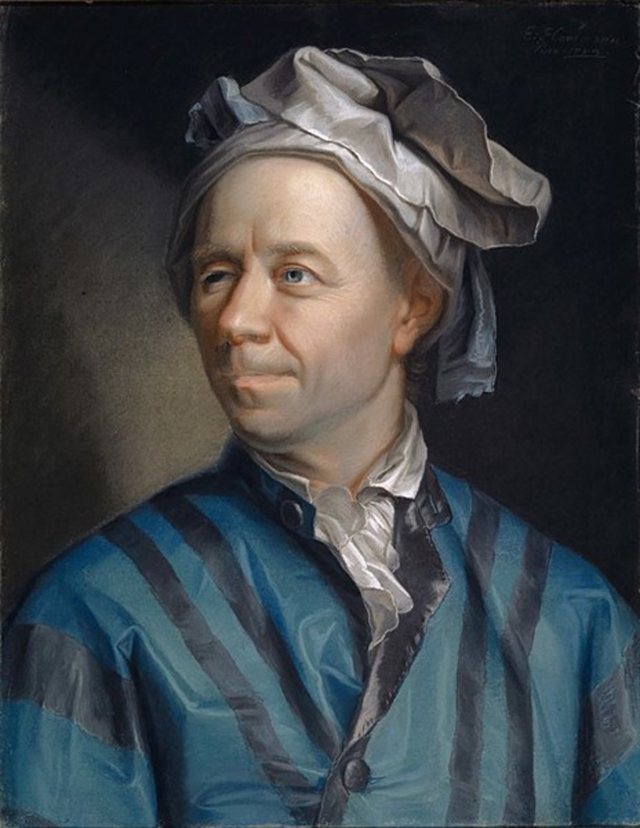 Portrait of Leonard Euler by Jakob Emanuel Handmann, 1753.