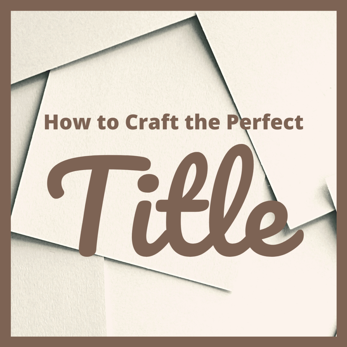 Does your title have everything it needs to make your article successful? 