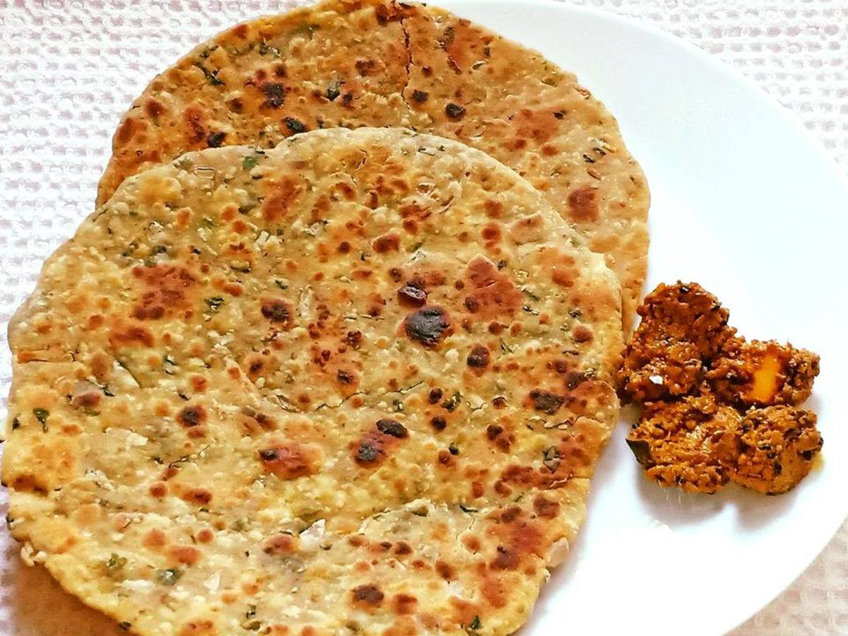 Punjabi Besan (Gram Flour) Paratha Recipe - Delishably