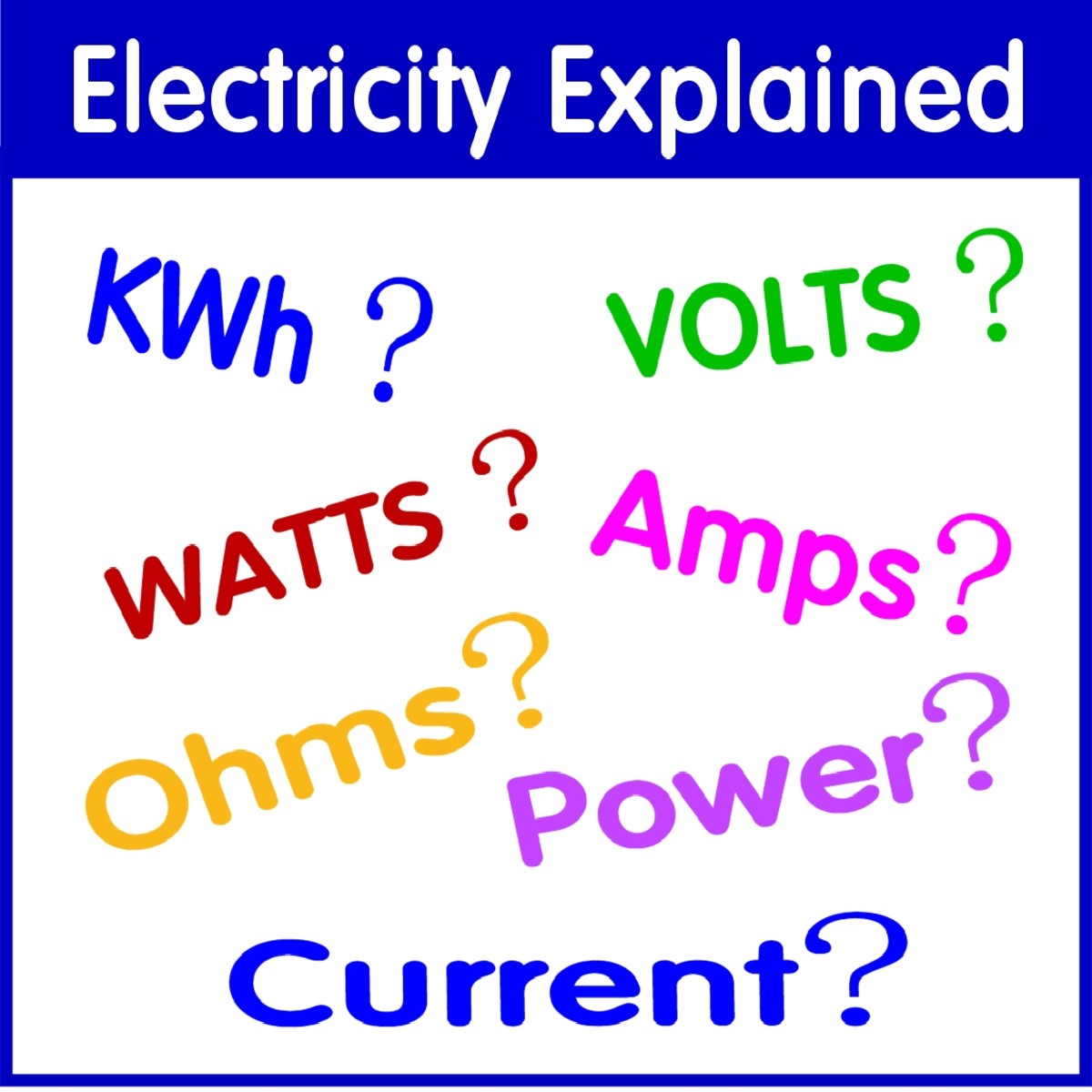 How To Understand Electricity Volts Amps And Watts Explained On 