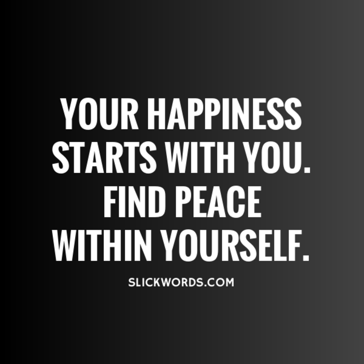 Happiness is in You
