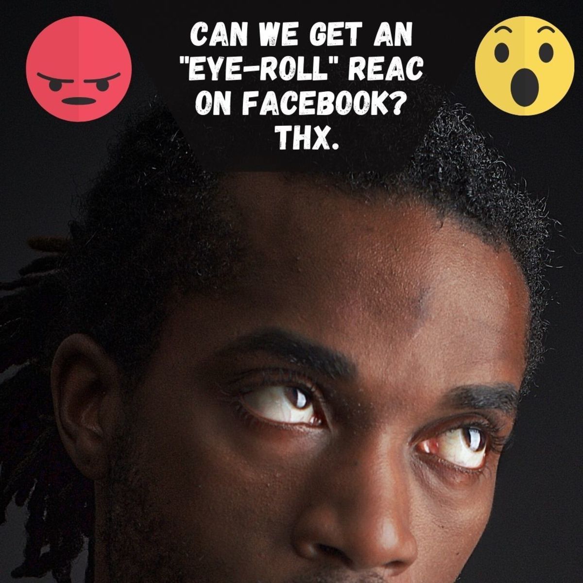 Facebook doesn't have enough reaction options . . . can we start a petition to get this one on the roster?