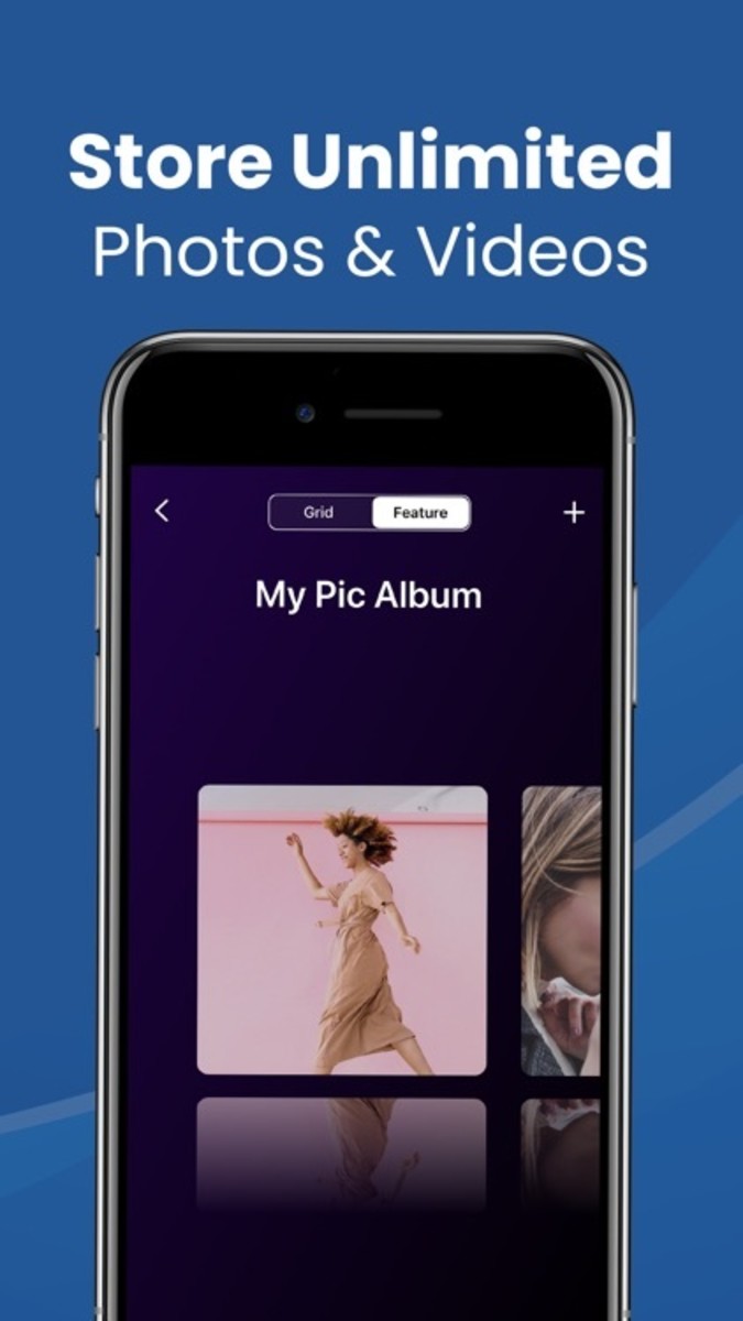 HiddenVault lets you store unlimited photos and videos
