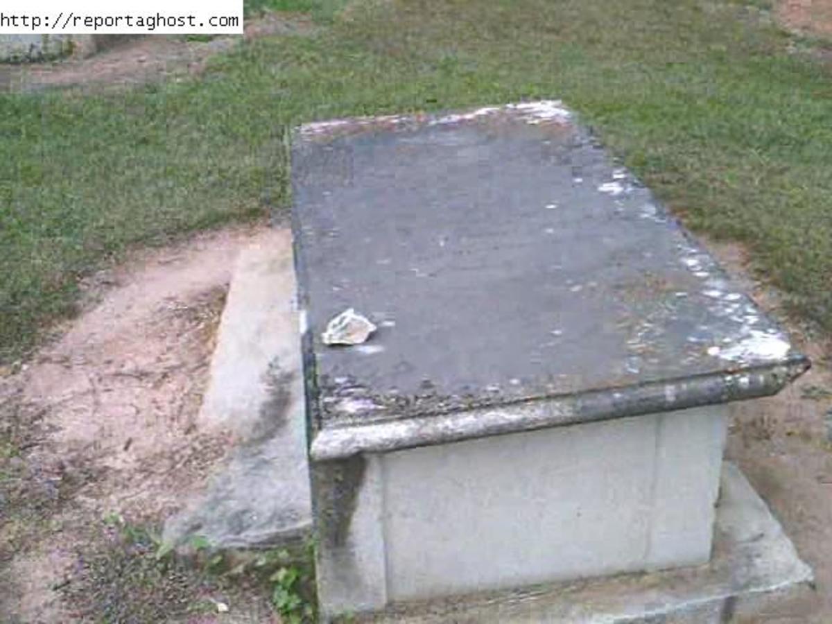 Close Up Of Newberry Grave Yard Grave