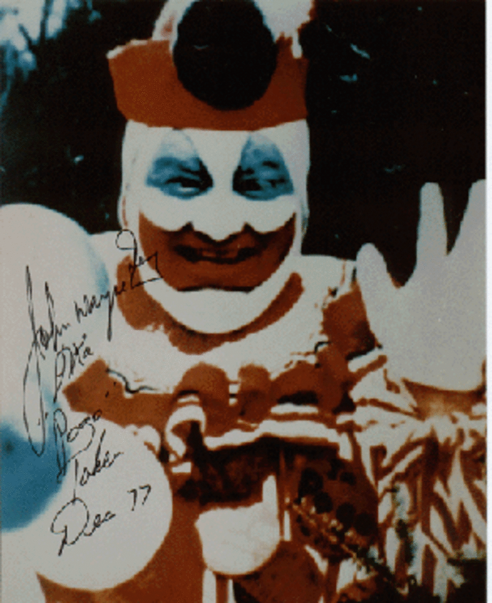 John Wayne Gacy Dressed As A Clown