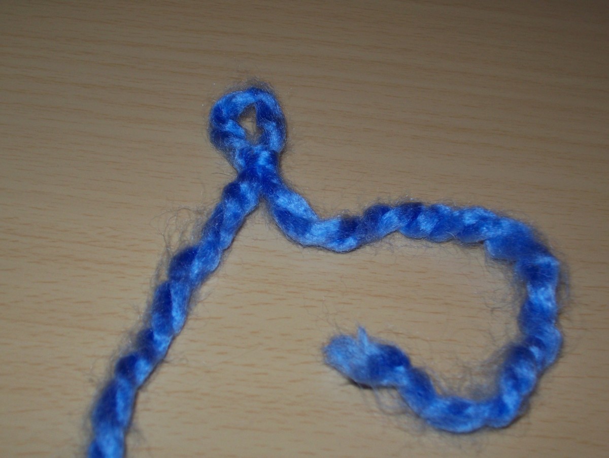 Make a slip knot.