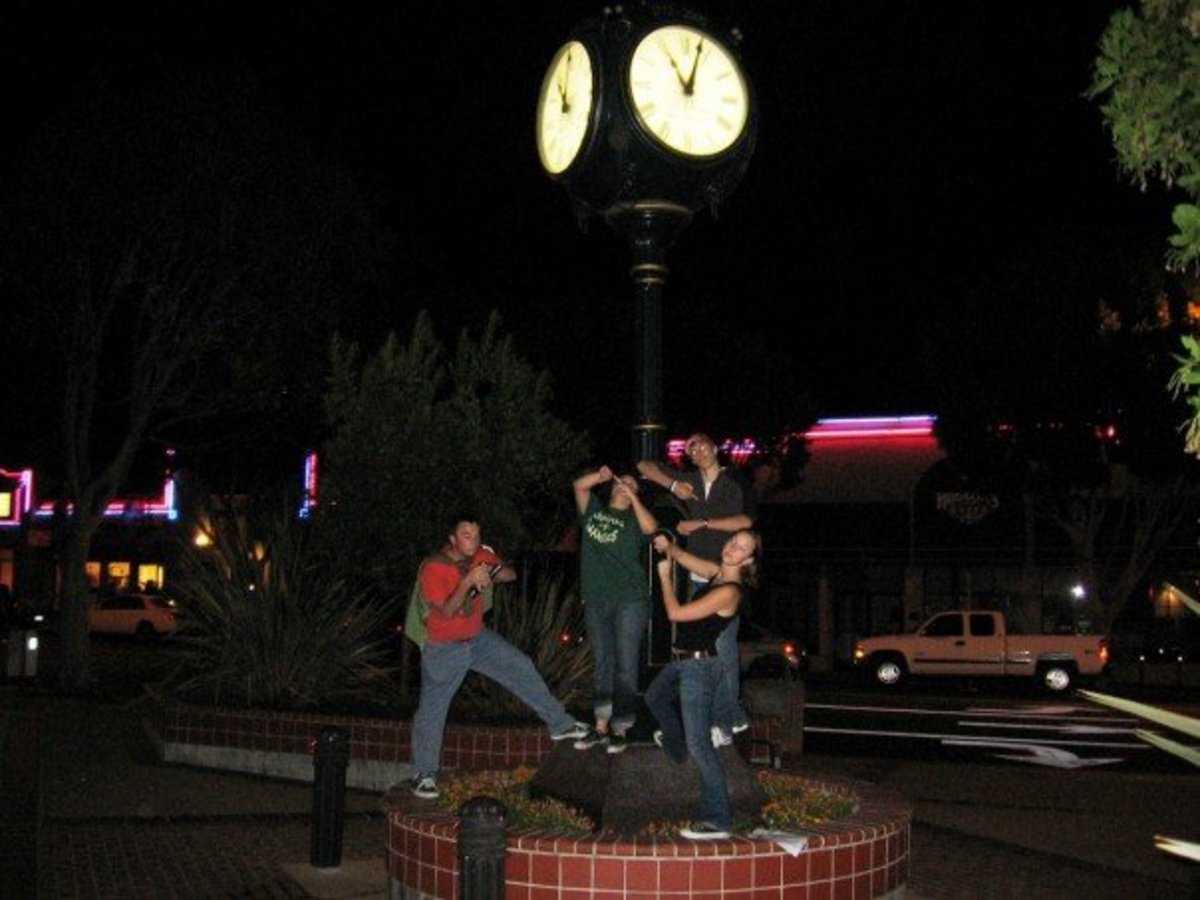 The downtown clock