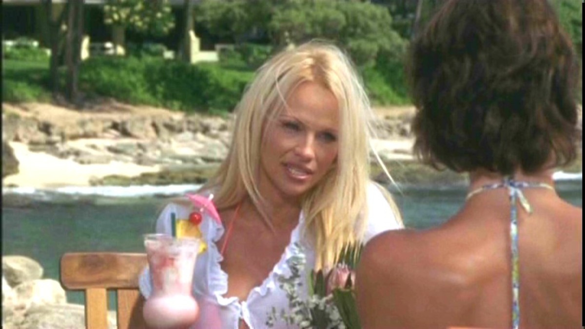 Pamela Anderson plays CJ in Twentieth Century Fox's action movie Baywatch: Hawaiian Wedding - 2003