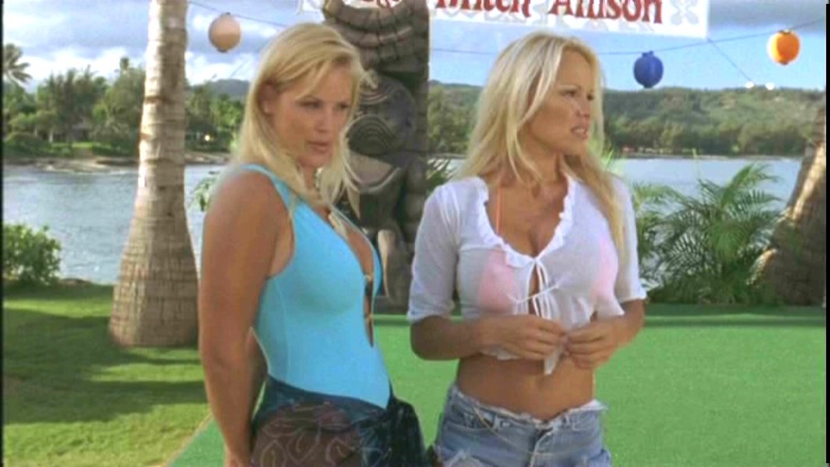 Pamela Anderson plays CJ in Twentieth Century Fox's action movie Baywatch: Hawaiian Wedding - 2003