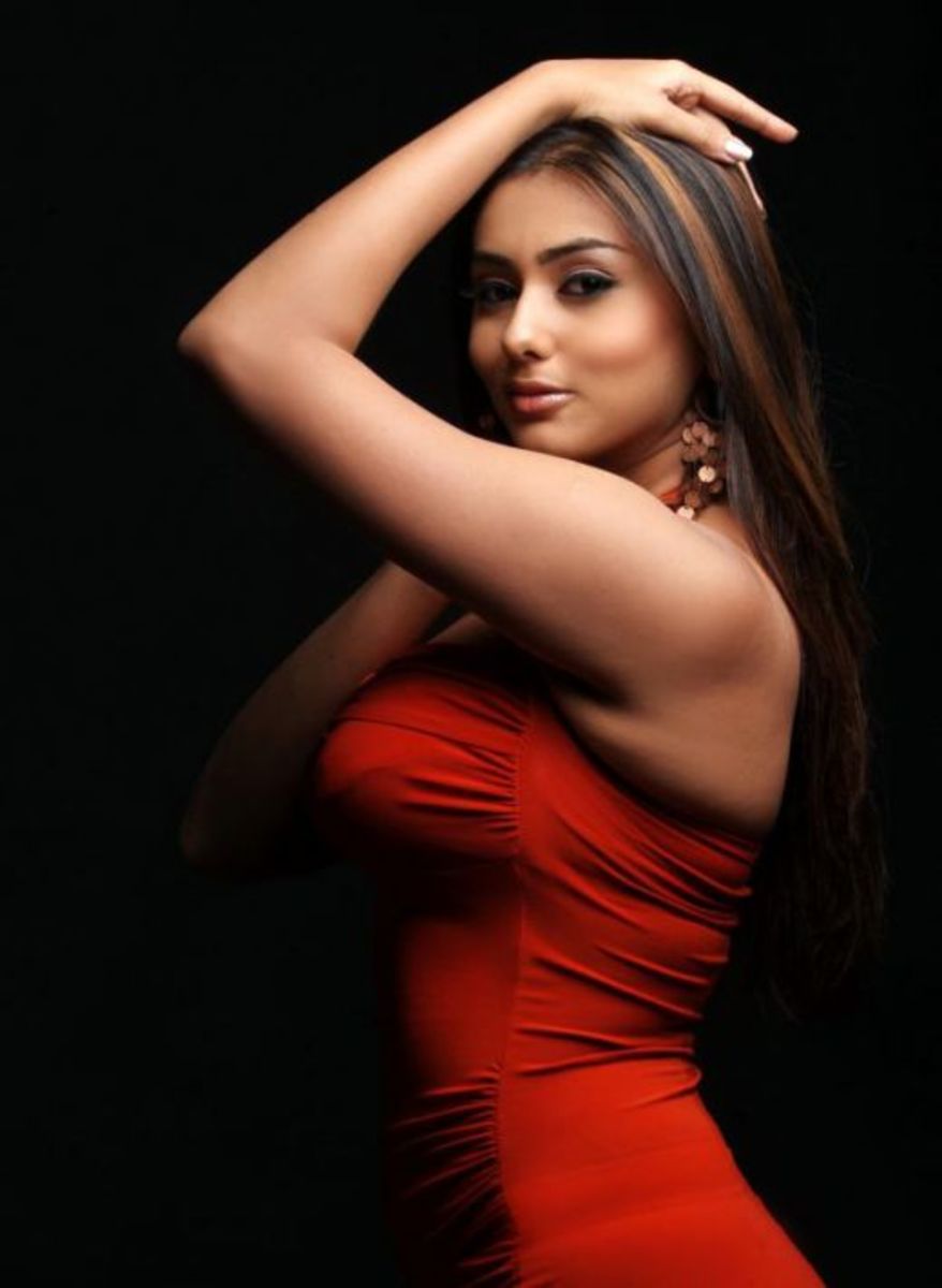 Namitha In Red