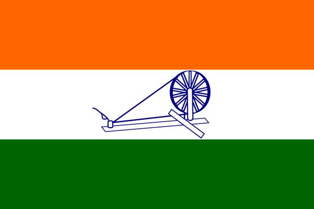 Fig.4 Flag of Indian National Congress.