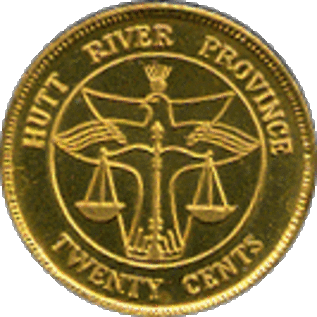 Back of Hutt River Province coin
