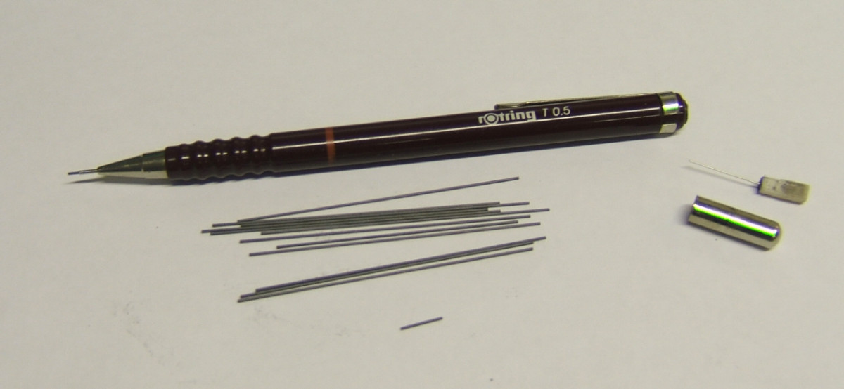 This contains multiple sticks of graphite that you can buy quite inexpensively and is my number one tool.  