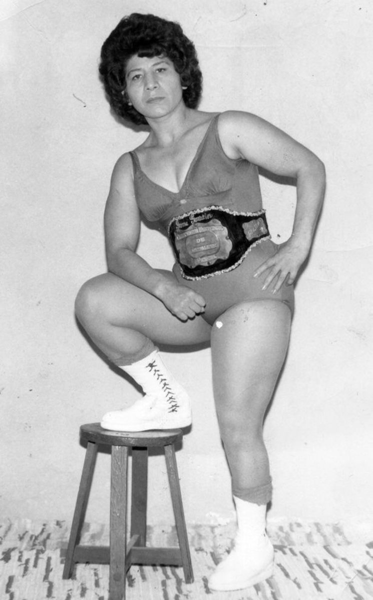 Legendary luchadora Irma Gonzalez 