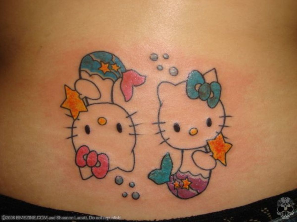 Hello Kitty pisces sign