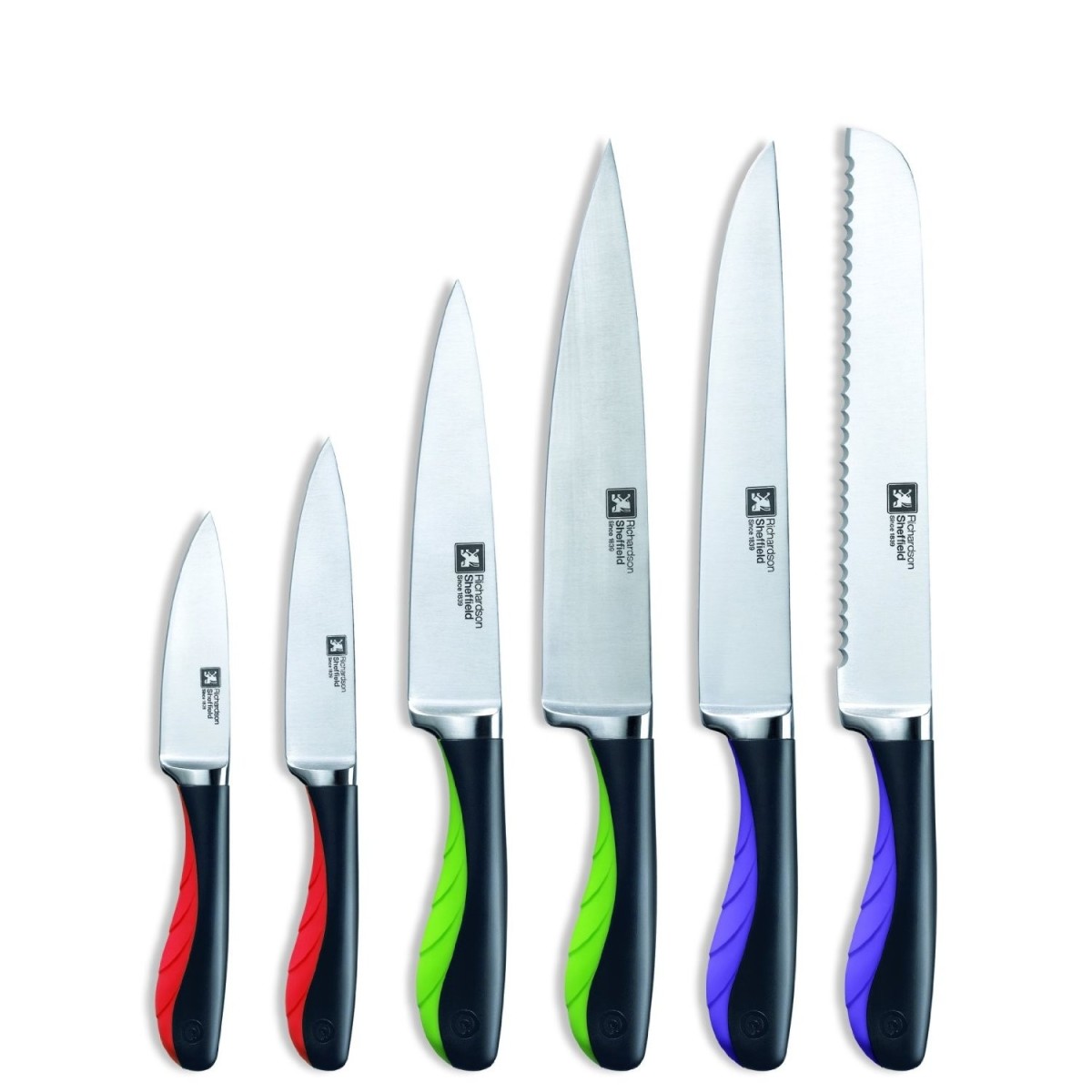 Gripi knives, designed with an easy-grip handle