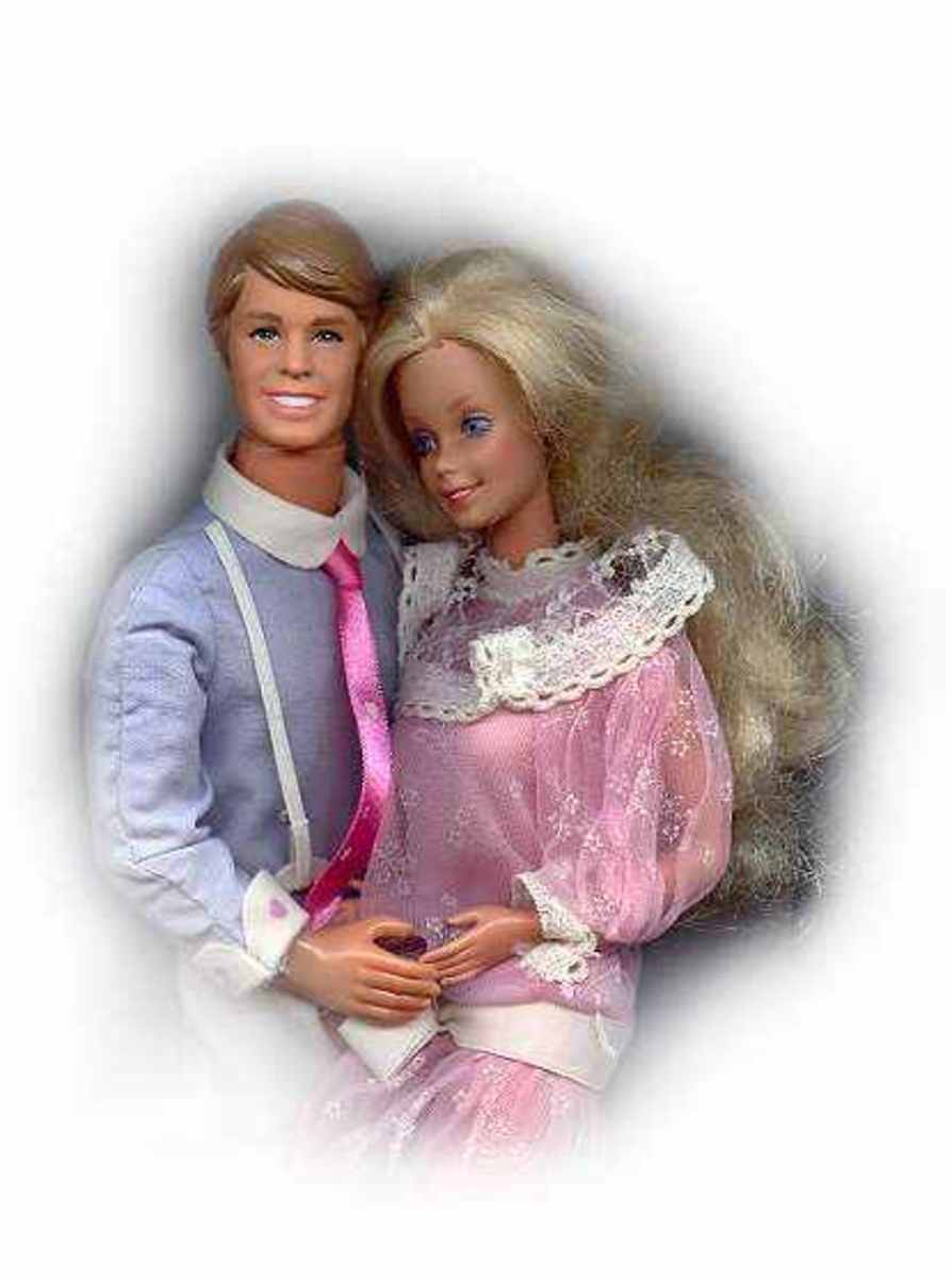 Mr. Heart asked Barbie to describe herself and what she does for a living. 