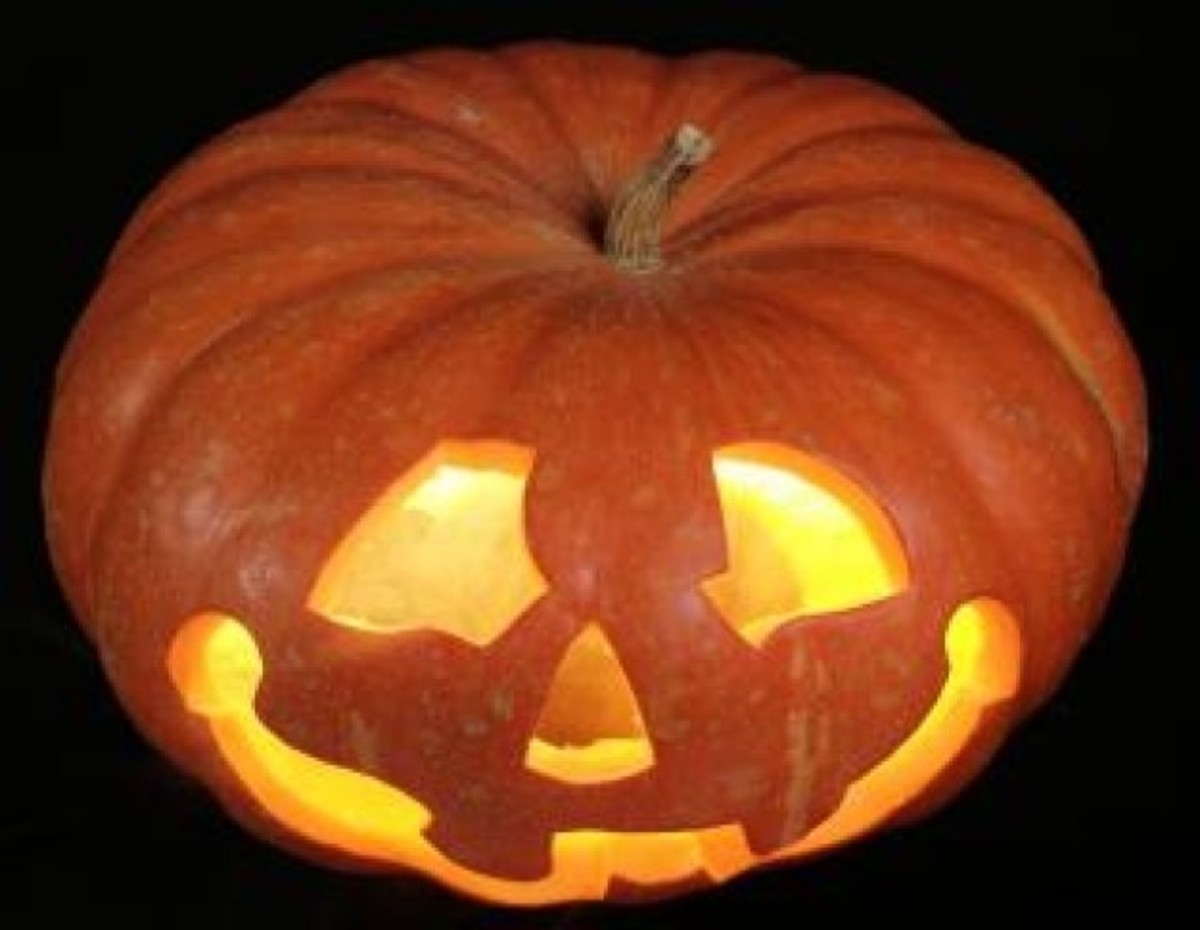 Pumpkin Carving with Hole on the Bottom