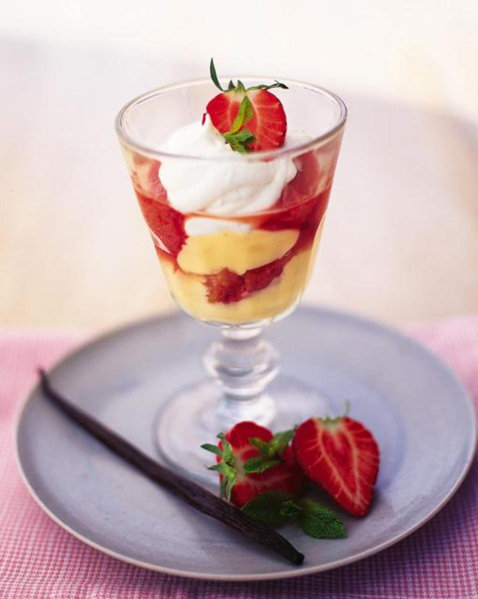 Quick Strawberry and Vanilla Trifle