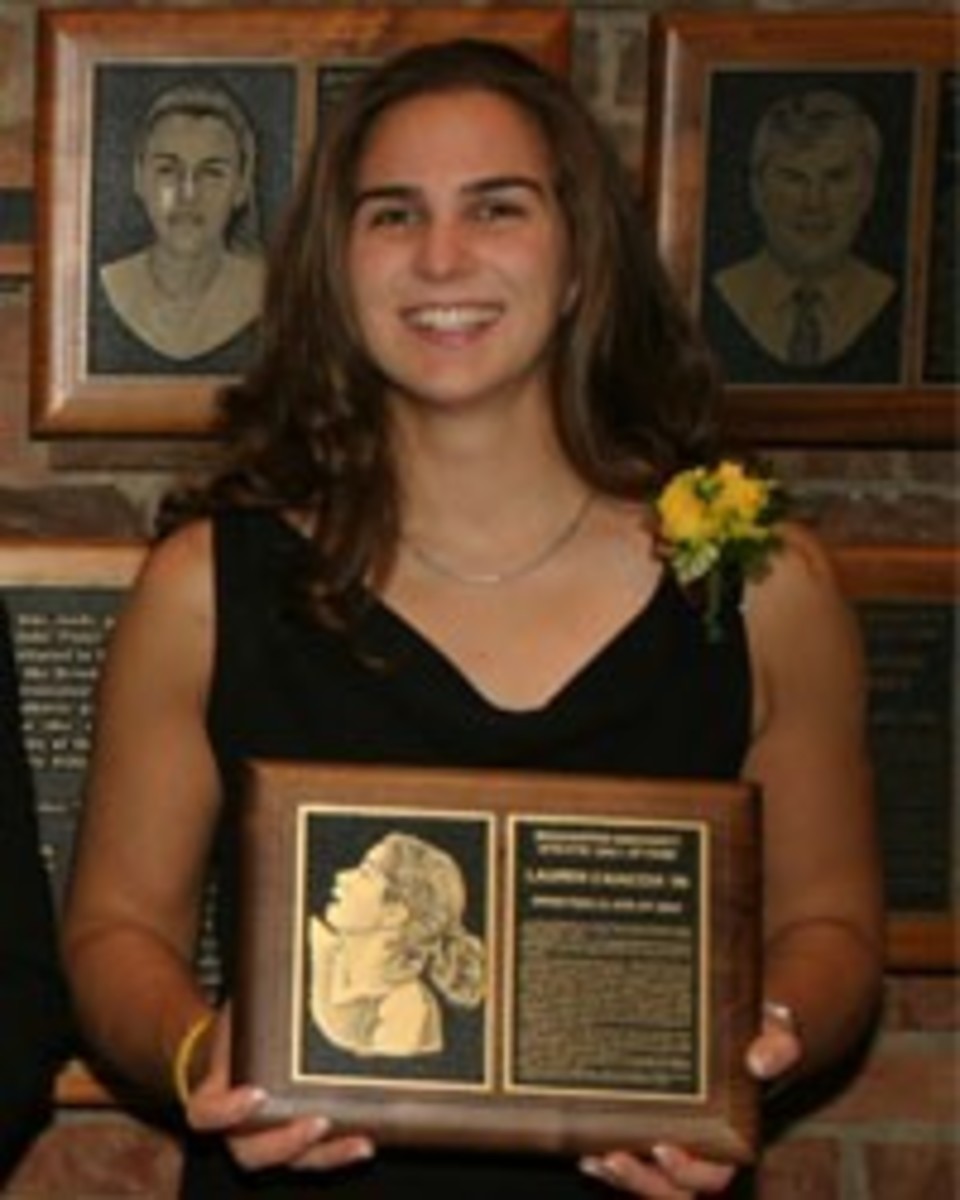 Caiaiccia was inducted into the Binghamton University Hall of Fame in 2004.