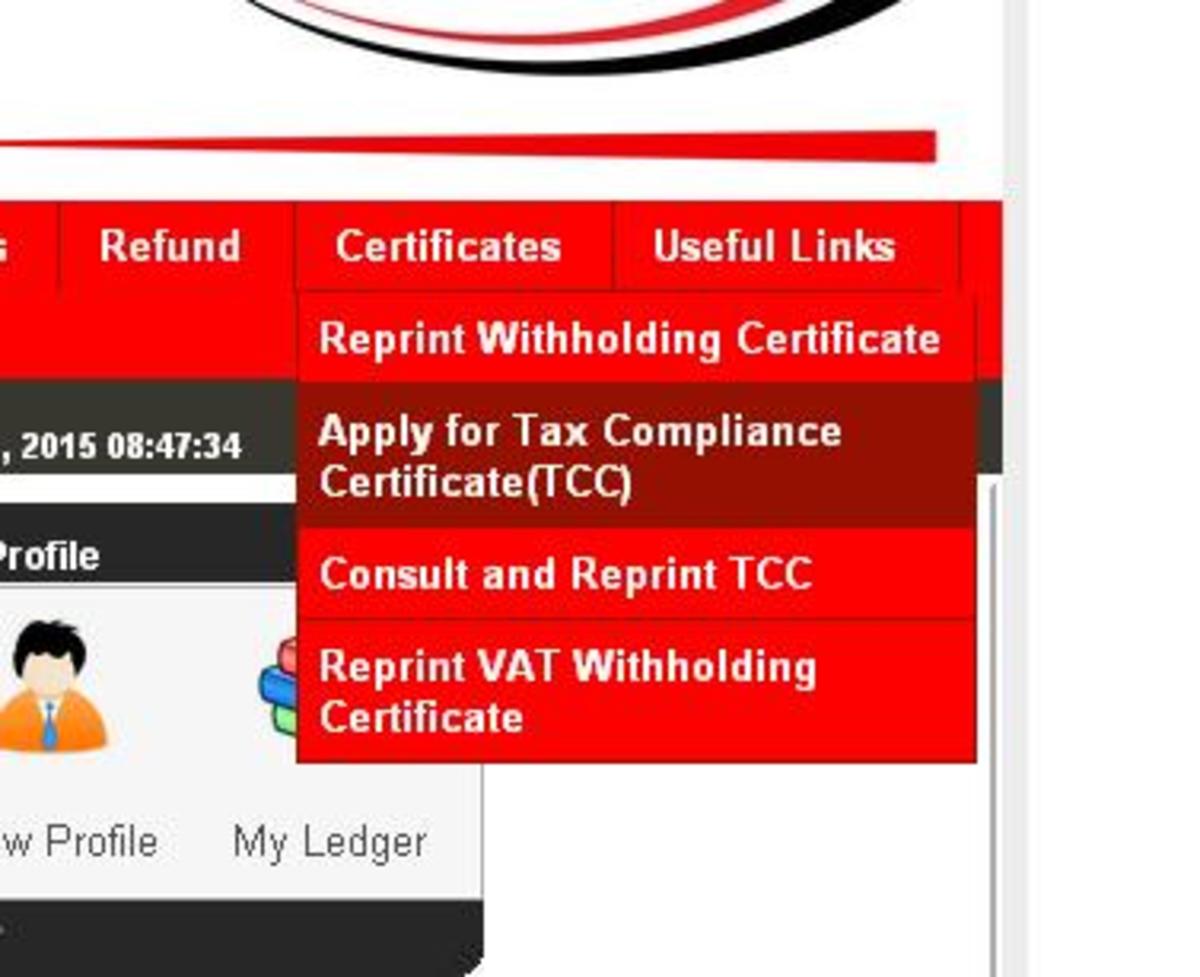 Tax Compliance Certificate Link