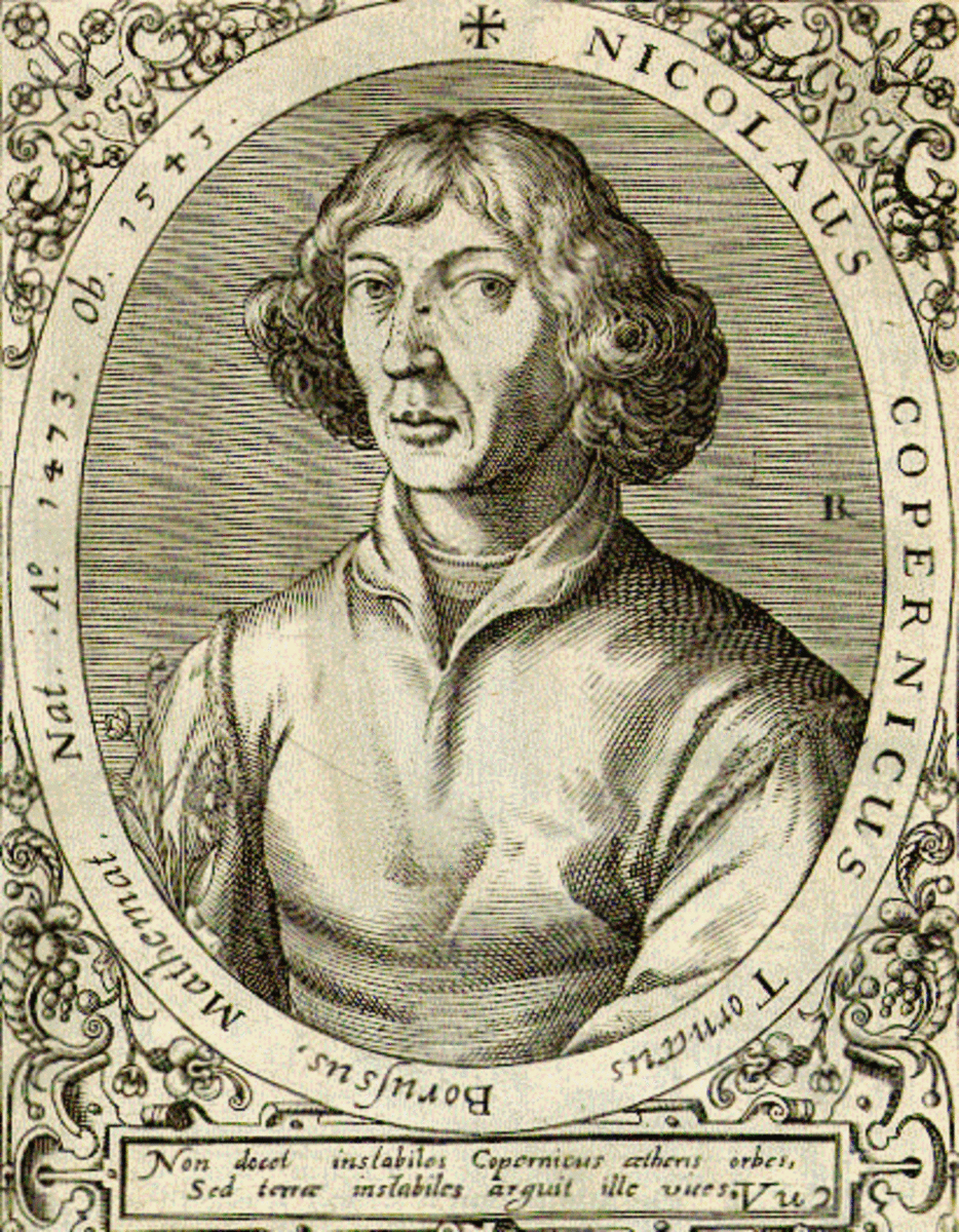 "Nicolaus Copernicus Tornaeus Borussus Mathemat.", 1597