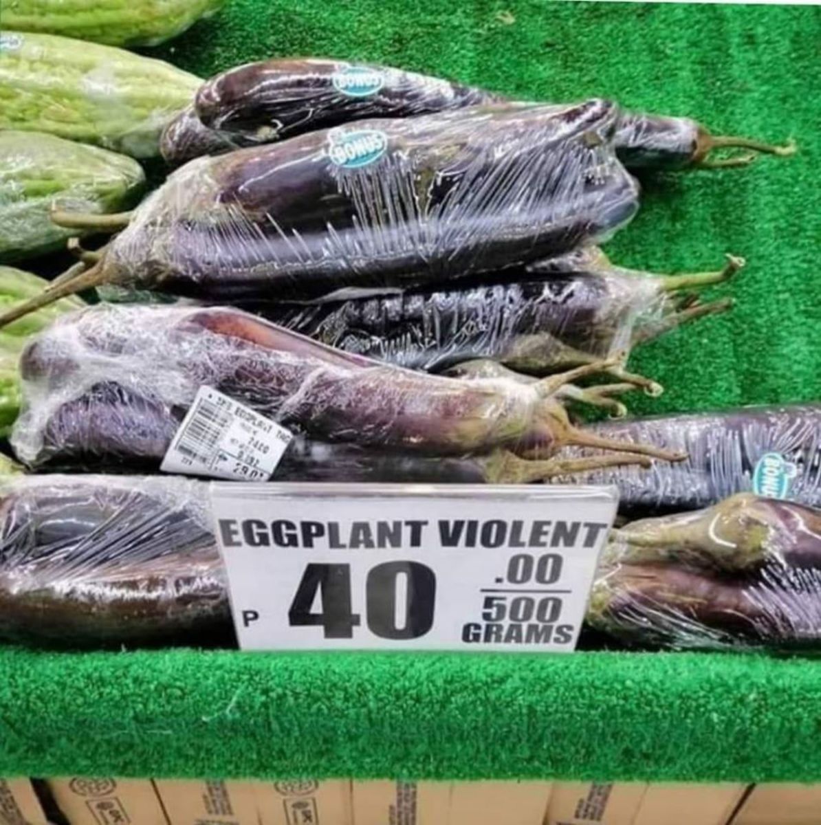 Beware of these violet eggplants – they have anger management issues.