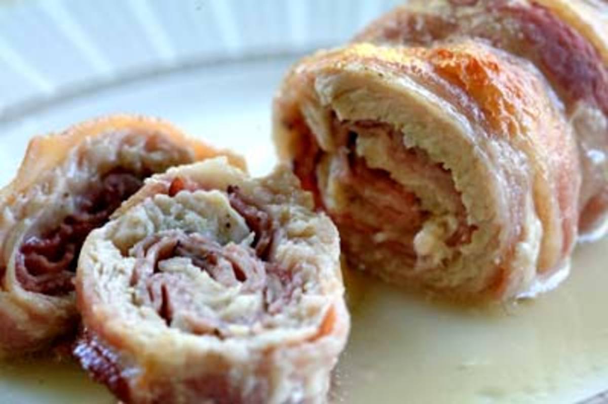 Turkey and Bacon rolls