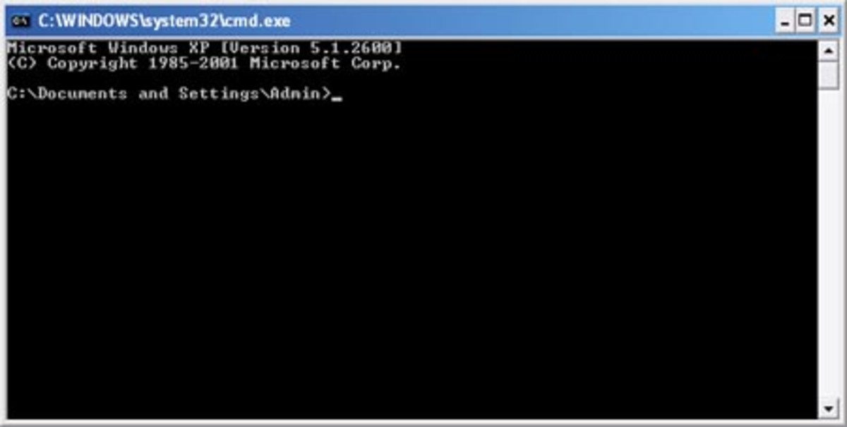 Using command prompt 