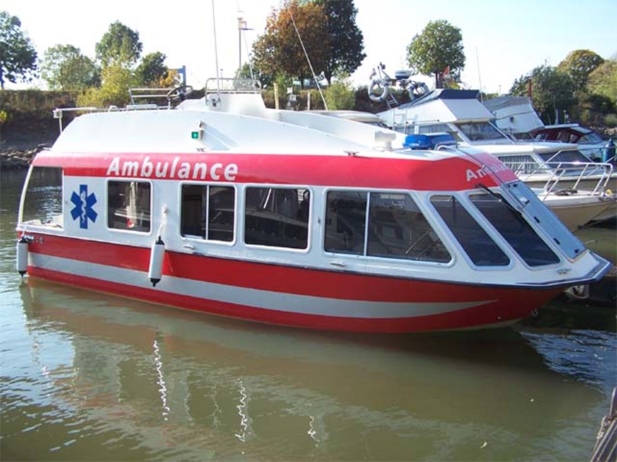 For emergency medical situations in the water, ambulance boats can save lives. These ambulance boats are equipped to take care of patients on the way to a medical facility. 