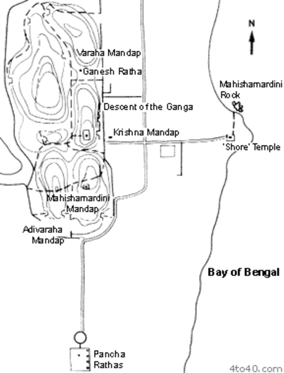 Mahabalipuram plan