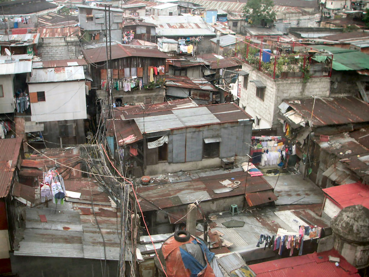Manila Slum in the Philippines
