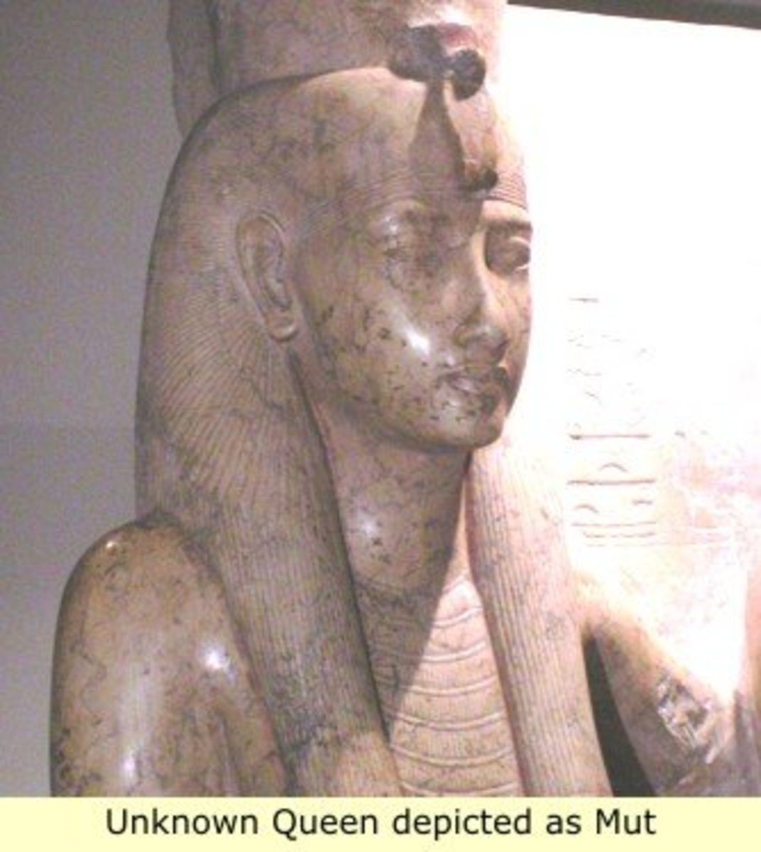 Statue of Hapi, the scribe, Statue of Administrator of Amun…