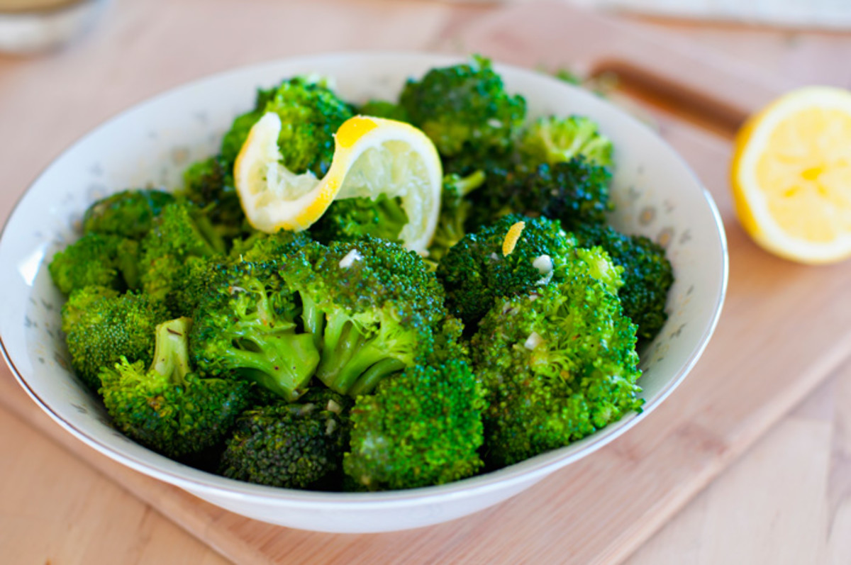A little lemon with broccoli makes a perfect pairing!