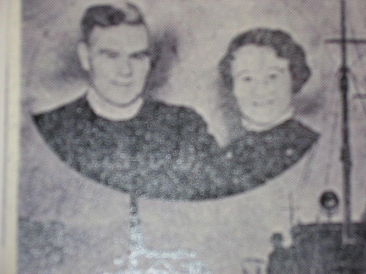 Rev.Peter Kelly and his wife Gertrude