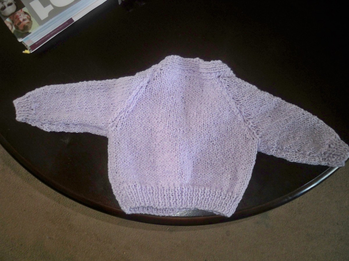 knitting free pattern for baby cardigan