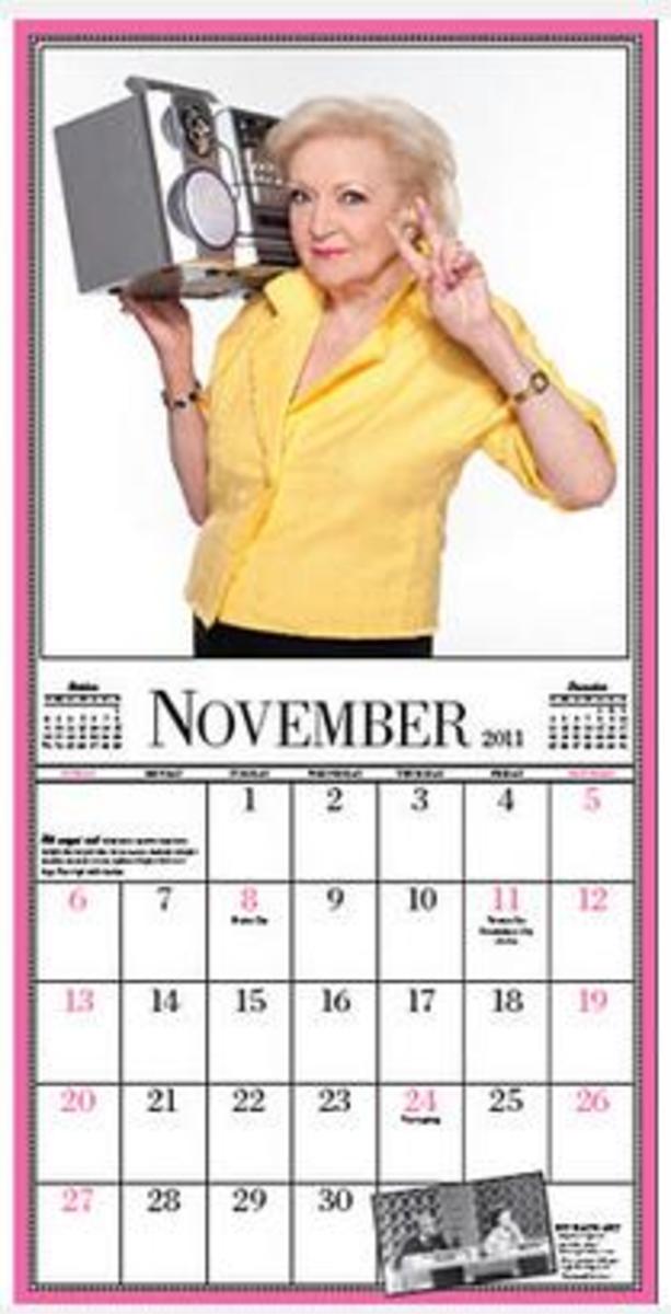 Betty White Calendar A MustHave for Betty White Fans! HubPages