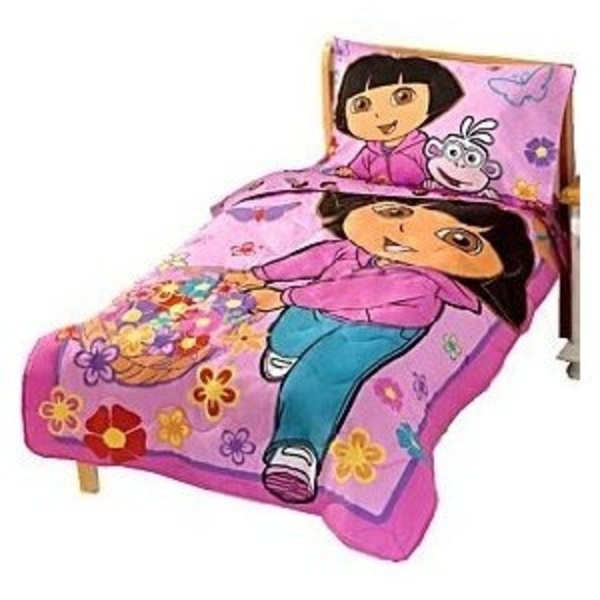 Dora Bed and Bedding - Little Girl Dora Canopy Toddler Bed - HubPages